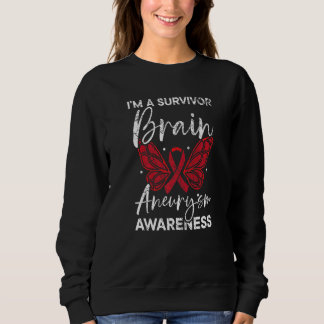 Brain Aneurysm Survivor Medical Bedingung Aneurysm Sweatshirt