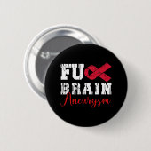 Brain Aneurysm Warrior Medical Button (Vorne & Hinten)