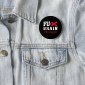 Brain Aneurysm Warrior Medical Button (Beispiel)