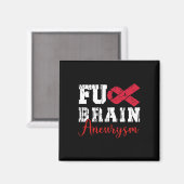 Brain Aneurysm Warrior Medical Magnet (Vorderseite/Rückseite)