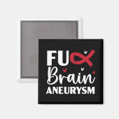 Brain Aneurysm Warrior Medical Magnet (Vorderseite/Rückseite)