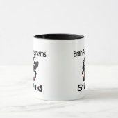 Brain Aneurysms Stink Skunk Bewusstsein Design Tasse (Zentrum)
