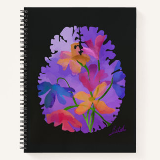 Brain Art Notebook Notizblock