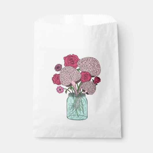 Brain Blume Bouquet Geschenktütchen (Vorderseite)