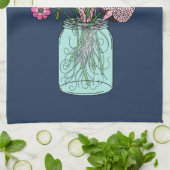 Brain Blume Bouquet Geschirrtuch (Gefaltet)