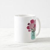 Brain Blume Bouquet Kaffeetasse (VorderseiteRechts)