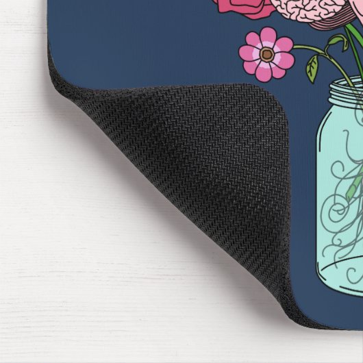 Brain Blume Bouquet Mousepad (Ecke)