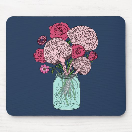 Brain Blume Bouquet Mousepad (Vorne)
