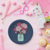 Brain Blume Bouquet Pappteller (Party)