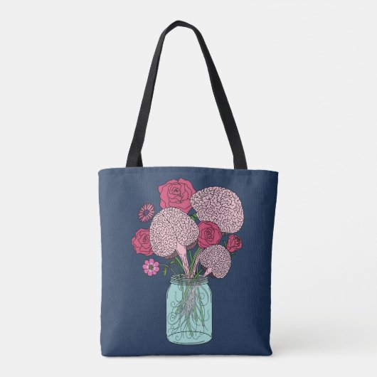 Brain Blume Bouquet Tasche (Rückseite)