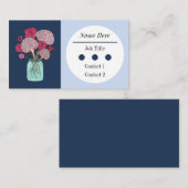 Brain Blume Bouquet Visitenkarte (Vorne/Hinten)