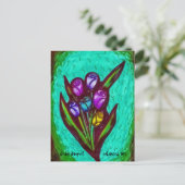 Brain Bouquet Postkarte (Stehend Vorderseite)