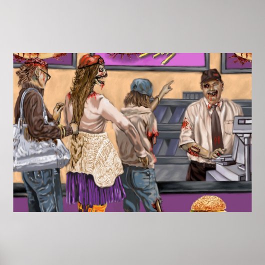 Brain Burgers Poster (Vorne)