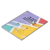 Brain Calculates Possibilities | Math Thinker Notizblock (Linke Seite)