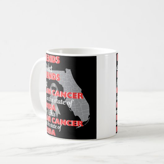 Brain Cancer Awareness in Florida  Kaffeetasse (Vorderseite Links)