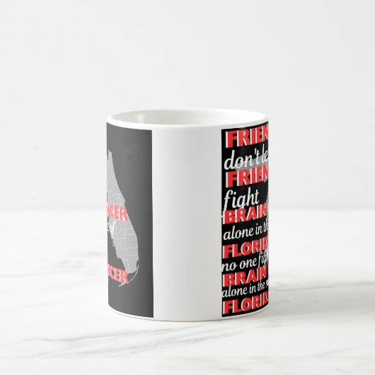 Brain Cancer Awareness in Florida  Kaffeetasse (Mittel)