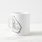Brain Cancer Awareness in Georgia  Kaffeetasse (Vorderseite Links)