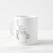 Brain Cancer Awareness in Idaho Kaffeetasse (Vorderseite Links)