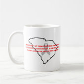 Brain Cancer Awareness in South Carolina Kaffeetasse (Links)