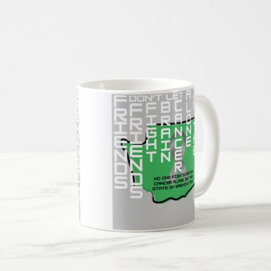 Brain Cancer Awareness in Washington  Kaffeetasse (VorderseiteRechts)