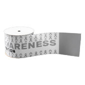 Brain Cancer Awareness Pattern Ribbon Ripsband (Spule)