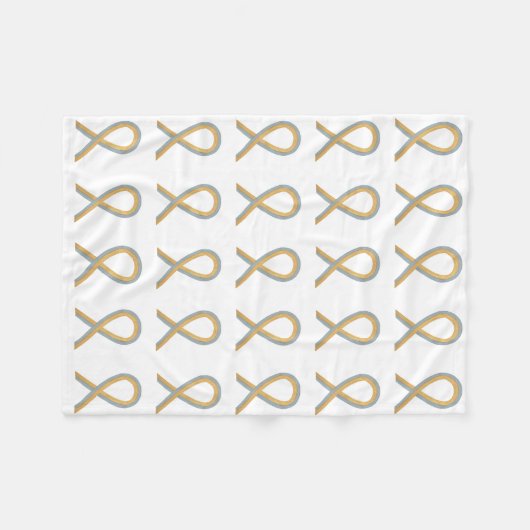 Brain Cancer Awareness Ribbon Blankets für Kinder Fleecedecke (Vorderseite (Horizontal))