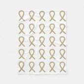 Brain Cancer Awareness Ribbon Blankets für Kinder Fleecedecke (Vorderseite)