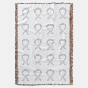 Brain Cancer Awareness Ribbon Throw Blankets Decke