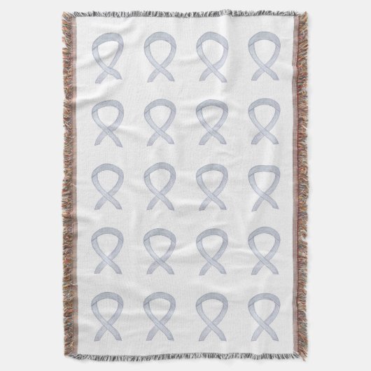 Brain Cancer Awareness Ribbon Throw Blankets Decke (Vorderseite Vertikal)