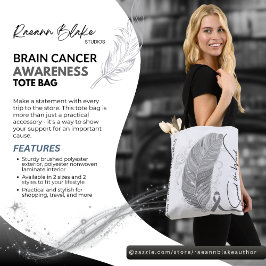 Brain Cancer Awareness Tote Bag Tasche