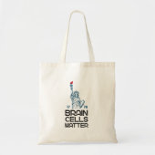 Brain Cells Matter Statue of Liberty Anti Trump Tragetasche (Vorne)