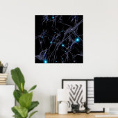 Brain cells. Neurons Poster (Heimbüro)