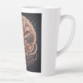 Brain Coffee Machine Latte Tasse – Lustige Neurowi (Rechts)