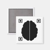 Brain Data Matrix Magnet (Vorderseite/Rückseite)