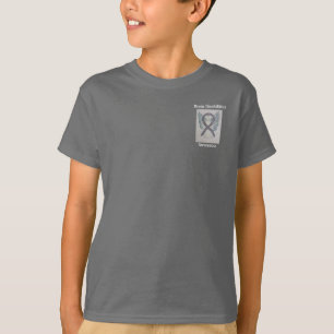 Brain Disabilities Awareness Ribbon Angel T-Shirt