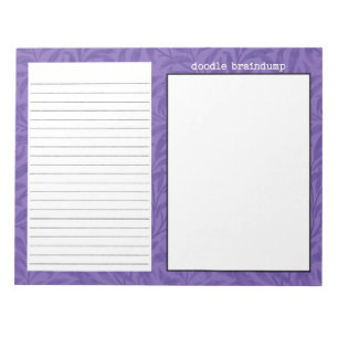 Brain Dump Doodles Journaling Notepad Notizblock