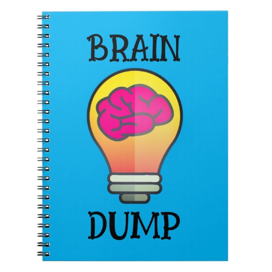 BRAIN DUMP NOTEBOOK NOTIZBLOCK (Vorderseite)