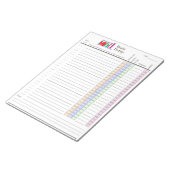 Brain Dump Notepad Notizblock (angewinkelt)