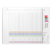 Brain Dump Notepad Notizblock (Vorderseite)