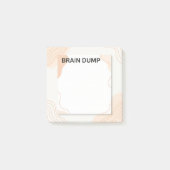 "Brain Dump" Post-it®-Hinweise Post-it Klebezettel (Vorderseite)
