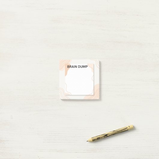 "Brain Dump" Post-it®-Hinweise Post-it Klebezettel (Auf Schreibtisch)