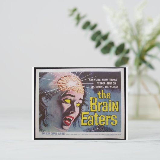 Brain Eaters Postkarte (Stehend Vorderseite)