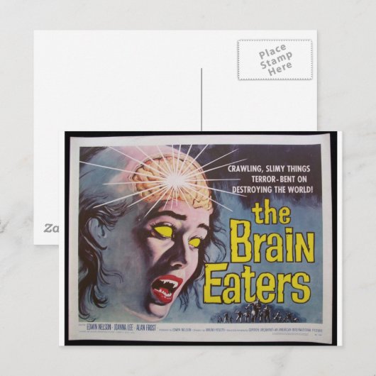 Brain Eaters Postkarte (Vorne/Hinten)