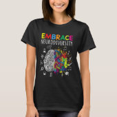 Brain Embrace Neurodiversity Autism Awareness Mont T-Shirt (Vorderseite)