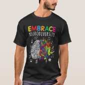 Brain Embrace Neurodiversity Autism Awareness Mont T-Shirt (Vorderseite)