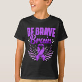 Brain - Epilepsy Survivor Epilepsie Bewusstsein T-Shirt (Vorderseite)