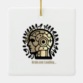 Brain.exe Loading… Keramikornament (Rückseite)