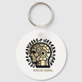 Brain.exe Loading… Schlüsselanhänger (Rückseite)