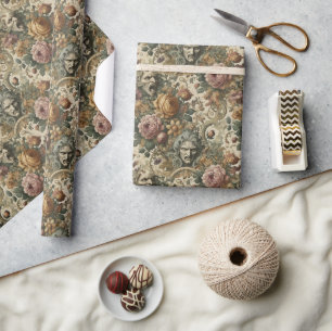 Brain Fog - Gothic Floral Geschenkpapier