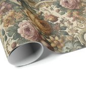 Brain Fog - Gothic Floral Geschenkpapier (Rolleneckpunkt)
